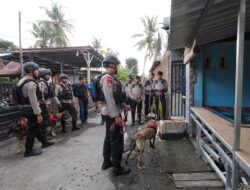 Kerahkan K-9, Polda NTB Grebek Kampung Narkoba dan Amankan 29,72 Gram Sabu