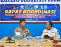 Satlantas Polres Rohil Gelar Rakor Bersama Organda dan Dishub