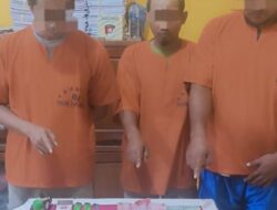 1 DPO, Polsek Tapung Hilir Berhasil Ciduk 3 Pengedar Narkoba di Desa Tapung Makmur
