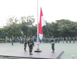 Semangat Patriotisme Menggema dalam Upacara Bendera di Makodim 0509/Kab. Bekasi