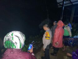 Polsek Megamendung Bersama Stakeholder Terkait Lainnya Tangani Penanggulangan Musibah Bencana Alam Akibat Hujan Lebat