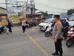 Jelang Berbuka Puasa, Polsek Jatiuwung Rutin Gatur Lalu-Lintas