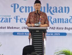 Walikota Bogor Resmikan Bazar Festival Ramadhan: UMKM Sejahtera, PAD Kota Meningkat