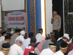 Dekatkan Polisi dengan Masyarakat, Kapolrestro Tangerang Kota Silaturahmi Melalui Subuh Keliling