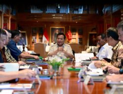 Panglima TNI Hadiri Rapat Percepatan Hilirisasi Nasional Diberbagai Sektor Strategis