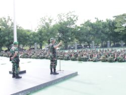 Ratusan Prajurit Kodim 0509/Kabupaten  Bekasi Hadiri Apel Siaga PAM Ramadan dan Arus Mudik Lebaran 2025