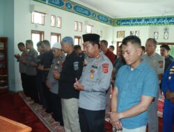 Polres Sukabumi Gelar Salat Gaib dan Doa Bersama Untuk Tiga Anggota Terbaik Yang Gugur dalam Tugas