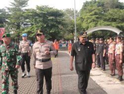 Bupati Sukabumi Hadir Apel Pasukan Operasi  Ketupat Lodaya, Polres Sukabumi Pastikan Kelancaran Arus Mudik Idul Fitri