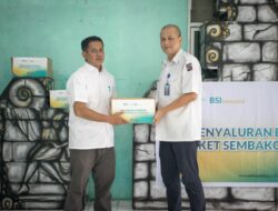 Bank Syariah Indonesia dan RSUD Kota Bogor Salurkan Bantuan Paket Sembako Kepada Warga Rusunawa Menteng Asri