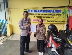 Polres Metro Tangerang Kota Terima Titipan Kendaraan Untuk Mudik Lebaran