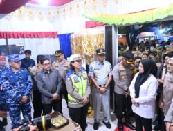 Danlanud Sultan Hasanuddin Bersama Wakil Gubernur Sulsel Pantau Arus Mudik Lebaran
