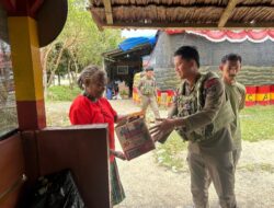 Hangatnya Kebersamaan: Mama-Mama Pegunungan Bintang dan Personel Satgas Ops Damai Cartenz 2025 Saling Berbagi