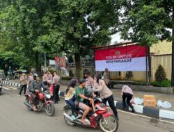 Berbagi Berkah Bulan Suci Ramadan 1446 H, Sat Intelkam  Polres Bogor Bagikan Takjil Gratis