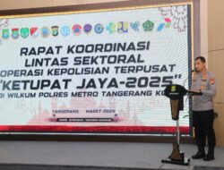 Jelang Hari Raya Idul Fitri 2025, Polres Metro Tangerang Kota Gelar Rakor Lintas Sektoral, Simak Penjelasanya
