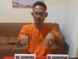 Amankan 90 Gram Ganja Kering, Satresnarkoba Polres Kampar Ciduk Pengedar di Lapangan Merdeka Bangkinang