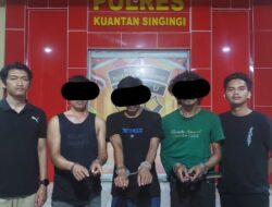 Ungkap Dua Kasus Narkotika di Desa Padang Tanggung, Satresnarkoba Polres Kuansing Amankan Pelaku