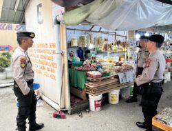 Subsatgas Obvit Polda Riau Patroli ke Pusat Perbelanjaan dan Pasar Ramadhan