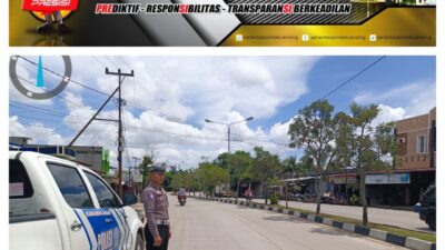 Antisipasi Daerah Rawan Laka Lantas, Balap Liar dan C3, Satlantas Polres Kuansing Patroli Siang 
