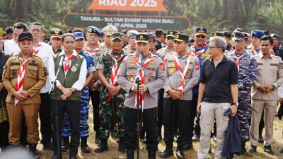 Kapolri Pimpin Pembukaan Jambore Karhutla Riau 2025: Pemuda Ujung Tombak Penjaga Kelestarian Lingkungan