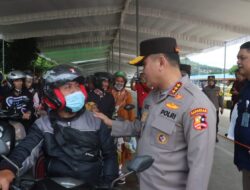 Kabaharkam Polri Sambangi Pemudik di Bakauheni, Imbau Waspada di Perjalanan