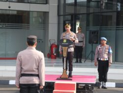 Momen Idul Fitri, Polres Metro Tangerang Kota Gelar Apel dan Halal Bihalal