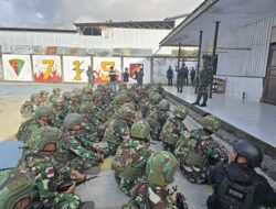 Jelang Purna Tugas, ‎Danrem 173/PVB Kunjungi dan Beri Apresiasi Personel Yang Ada di Pos-Pos Satgas Yonif 715/Mtl