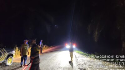 Antisipasi Balap Liar, Polisi Lakukan Patroli di Jalan Poros Kota Bangun – Tapung Lestari
