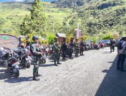 TNI-Polri Bersinergi Melaksanakan Pengamanan Ibadah Perayaan Jumat Agung di Puncak Jaya