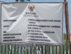 Lpi Soroti Pembangunan Rumah Sehat Baznas Sukabumi Tanpa Pagu Anggaran , Ketum Lpi : Seperti Proyek Siluman