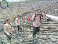 Kapolres Pelalawan Akan Usut Tuntas Pelaku Karhutla di Kawasan TNTN