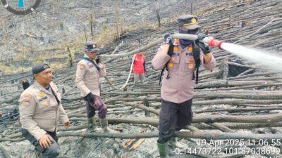 Kapolres Pelalawan Akan Usut Tuntas Pelaku Karhutla di Kawasan TNTN