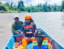 Pencarian IPTU Tomi Samuel Marbun Di Sungai Rawara Hingga Kampung Yakora Teluk Bintuni, Polri TNI dan Basarnas Laksanakan Giat Bersama