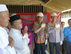 Polri Peduli, Polsek Jatiuwung Bersama PT Gadjah Tunggal TBK Bedah Rumah Warga Tak Mampu
