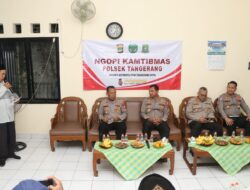 Ngopi Kamtibmas Polres Metro Tangerang Kota, Jalin Silaturahmi dan Serap Aspirasi Warga Babakan