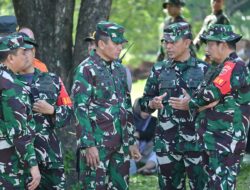 Danlanud Sultan Hasanuddin Tinjau Latihan Kesiapsiagaan Penanggulangan Bencana Alam di Wilayah Makassar