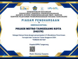 Polres Metro Tangerang Kota Raih Dua Penghargaan, IKPA Sangat Baik dan LPJ 2024 Terbaik Ketiga