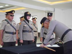 Kapolres Bogor Pimpin Upacara Sertijab Kapolsek Jajaran Dan Laporan Kenaikan Pangkat Pengabdian