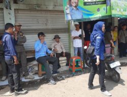 Panit Binmas Melaksanakan Kegiatan Monitoring Dampak Penataan Pedagang Kaki Lima