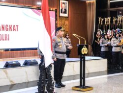 Mabes Polri Gelar Korps Raport Kenaikan Pangkat Pati Polri, 14 Perwira Tinggi Naik Pangkat