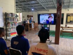 Hikmat Paskah, Ibadah Online untuk WBP Nasrani Rutan Bangil Berjalan Lancar