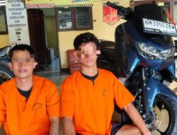 Terekam CCTV, Polisi Ringkus 2 Pelaku Curanmor di Pandau Permai