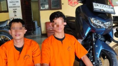 Terekam CCTV, Polisi Ringkus 2 Pelaku Curanmor di Pandau Permai