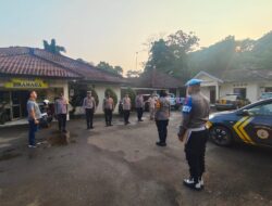 Polsek Dramaga Gelar Apel Siaga Antisipasi Mayday 2025, Tegaskan Komitmen Pelayanan dan Keamanan Masyarakat