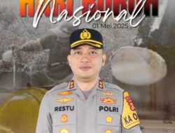 Kapolres Bulukumba AKBP Restu Wijayanto, S.I.K., Mengucapkan Selamat Hari Buruh Nasional 2025