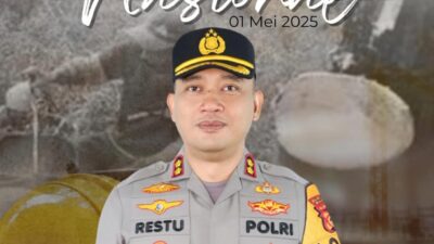 Kapolres Bulukumba AKBP Restu Wijayanto, S.I.K., Mengucapkan Selamat Hari Buruh Nasional 2025