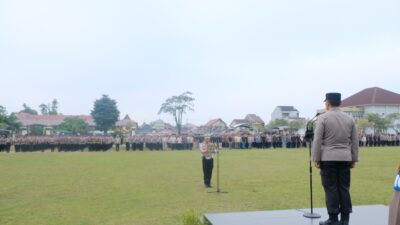 Siaga, Solid dan Humanis, Polda Riau Gelar Apel Kesiapsiagaan Mayday 2025