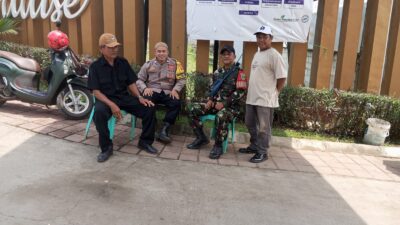 Bhabinkamtibmas Wilayah Hukum Polsek Parungpanjang Sambang Warga Berikan Pesan Kamtibmas