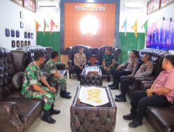 Kapolres Kampar Jalin Silaturahmi dengan Batalyon 132/BS, Perkuat Sinergitas TNI-Polri untuk Kampar Bumi Serambi Mekkah