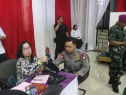 Satuan Brimob Polda Metro Jaya Ikuti Donor Darah dalam Rangka HUT ke-60 Lemhannas RI