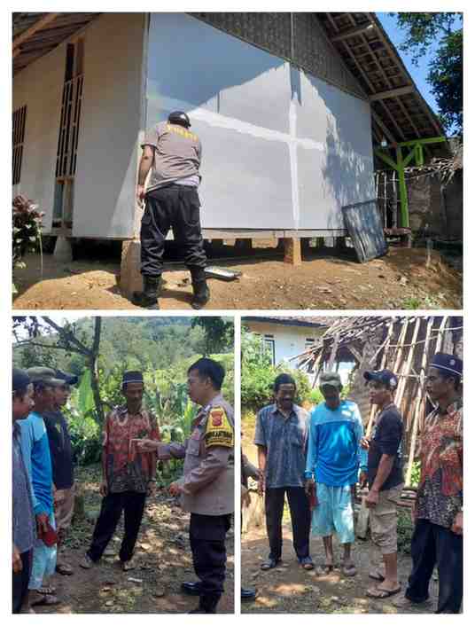 Bhabinkamtibmas Di Kecamatan Gegerbitung Sisihkan Gaji Bangun Musolah